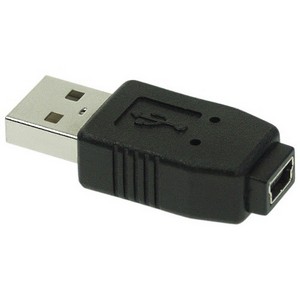 Adattatore USB A M to mini USB F